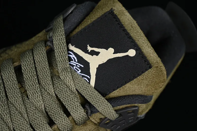 All categories Air Jordan Jordan series basketball shoes Air Jordan 4 Air Jordan 4 SE Craft "Medium Olive" AJ4 Joe 4 olive green FB9927-200